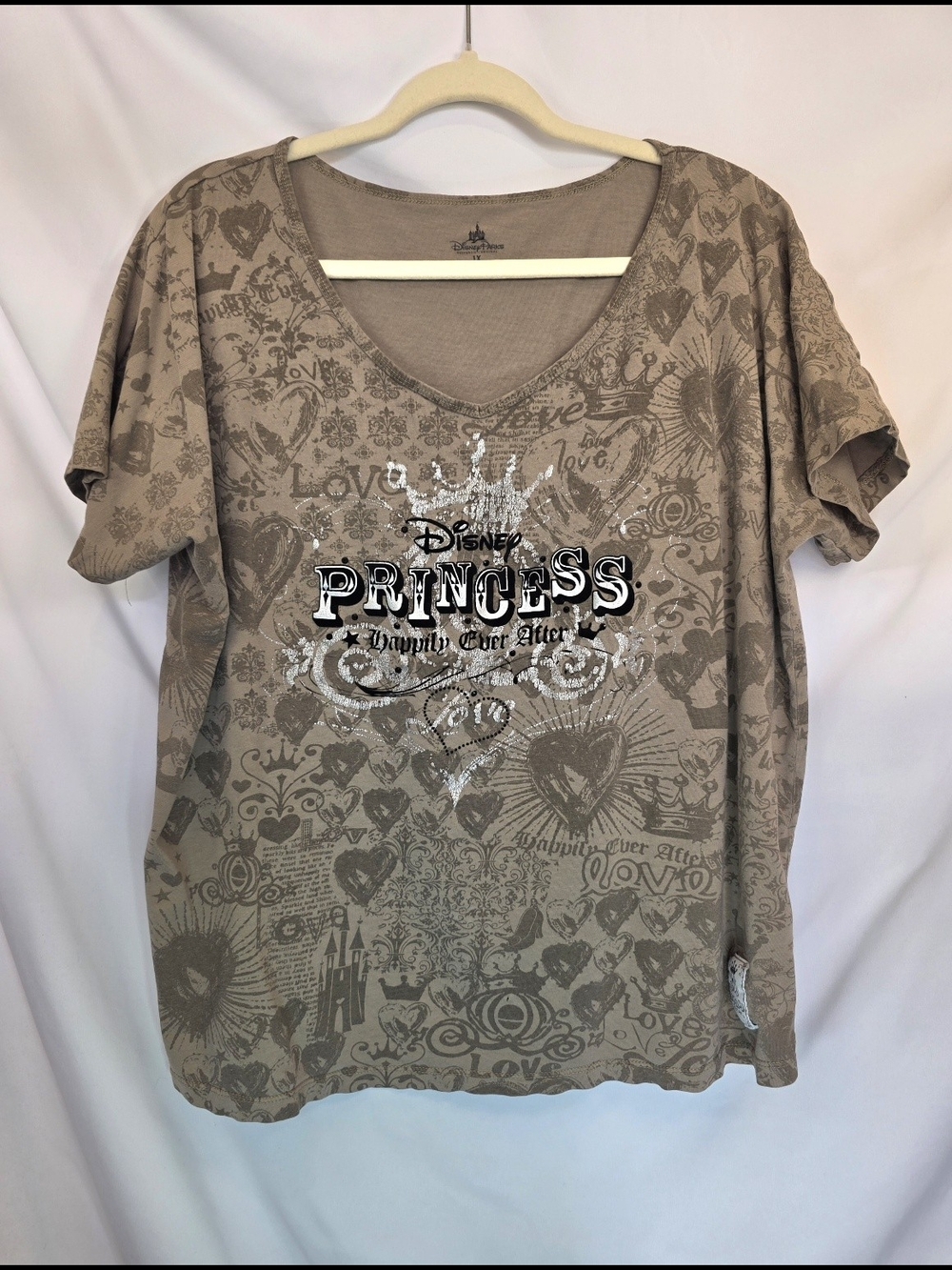 Disney Parks Disney Princess Happily Ever After Sparkle T-Shirt Women's Size 1X